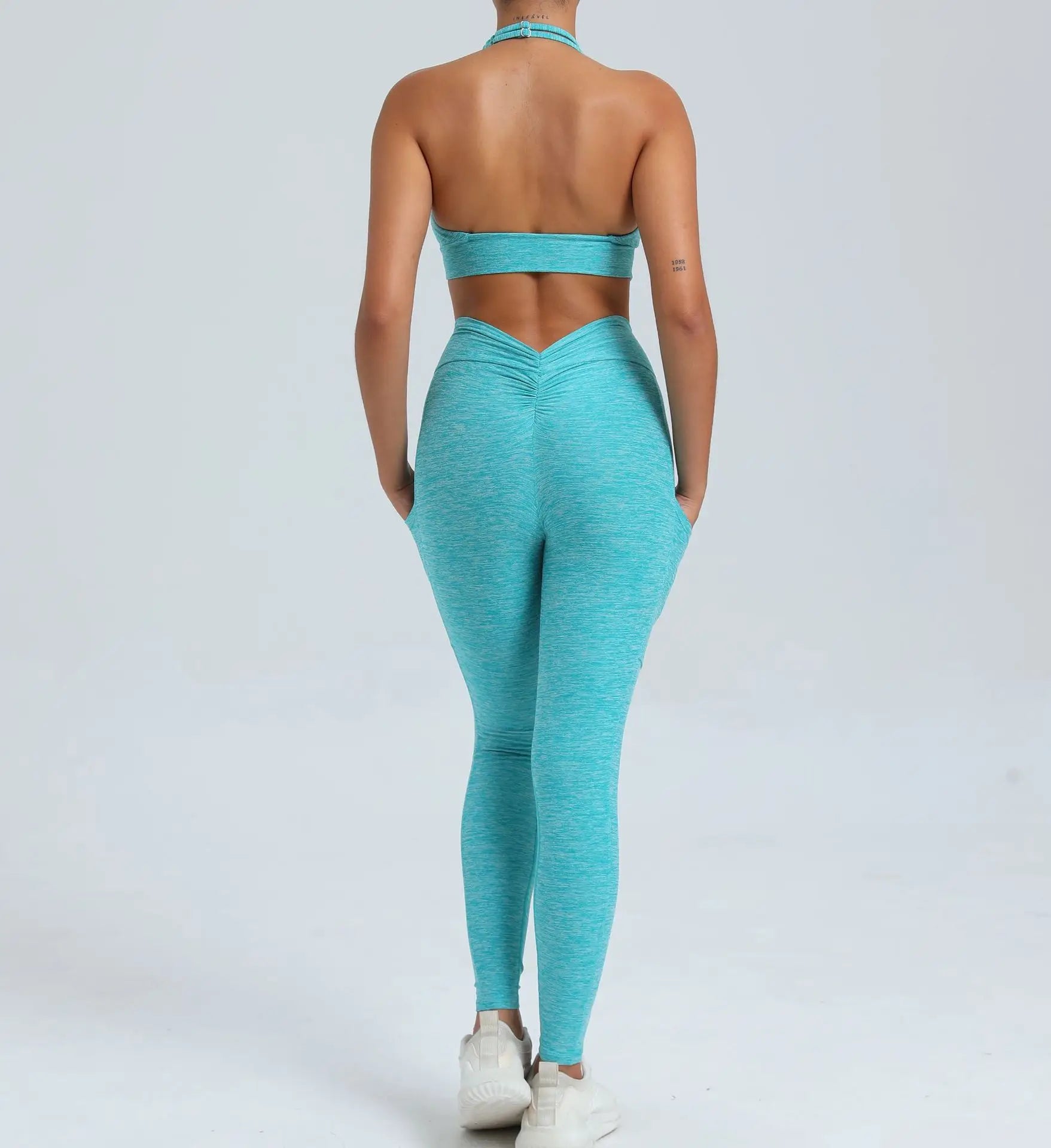 Women's Fitness Bra+High Waist Leggings Set - Just Fit 