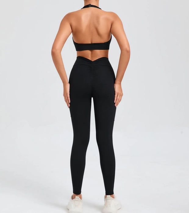Women's Tracksuit Fitness Bra+High Waist Leggings