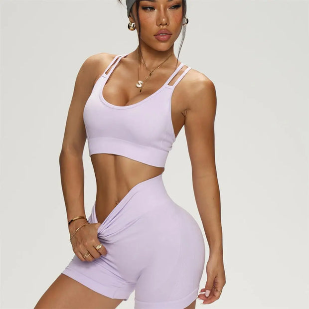 Women's Bra Top And Shorts
