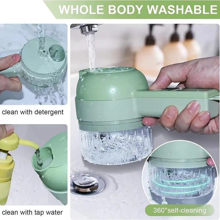 Portable Electric Vegetable Chopper Rechargeable