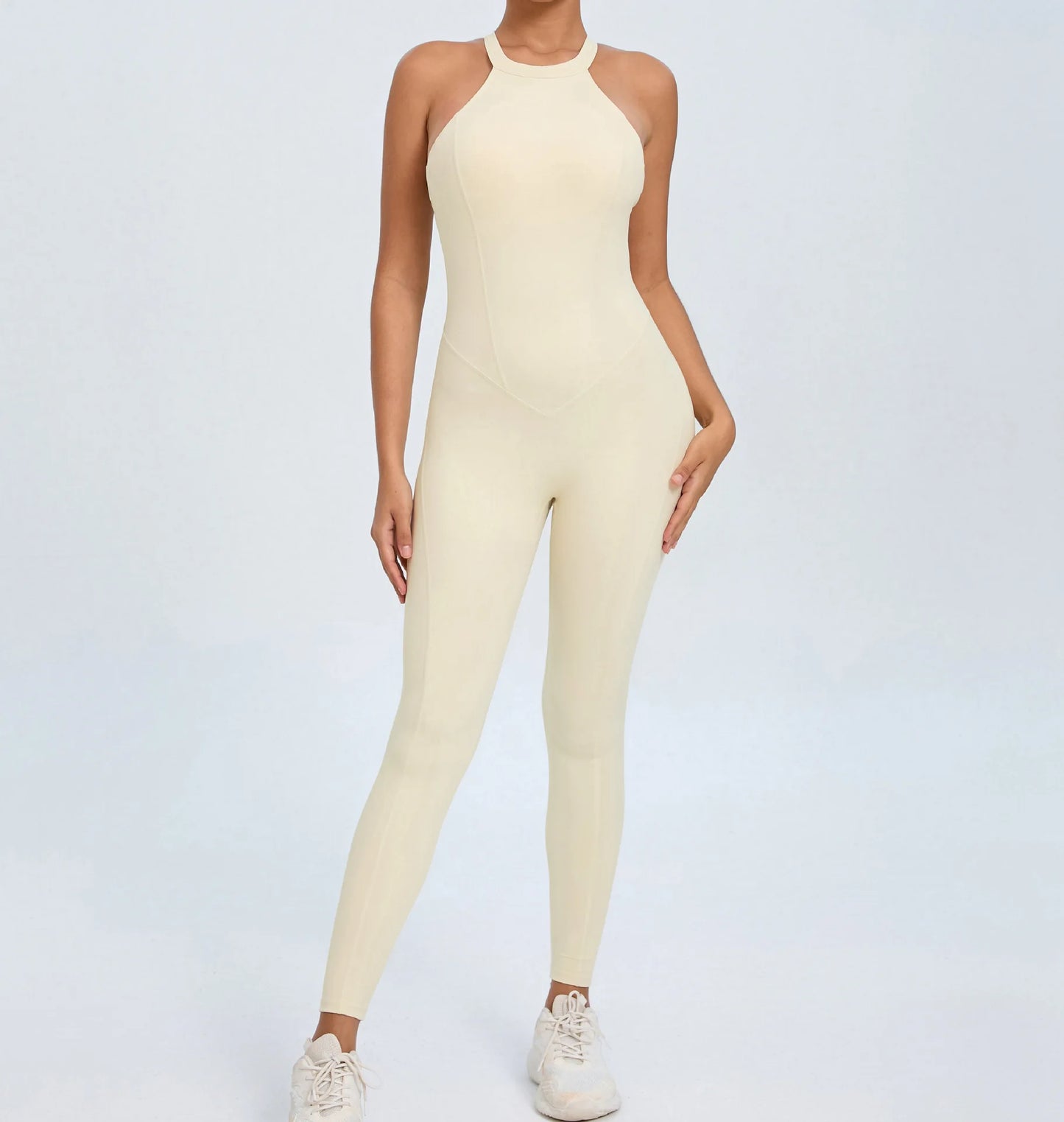 2025 Women's Halter Sports Romper - Just Fit 