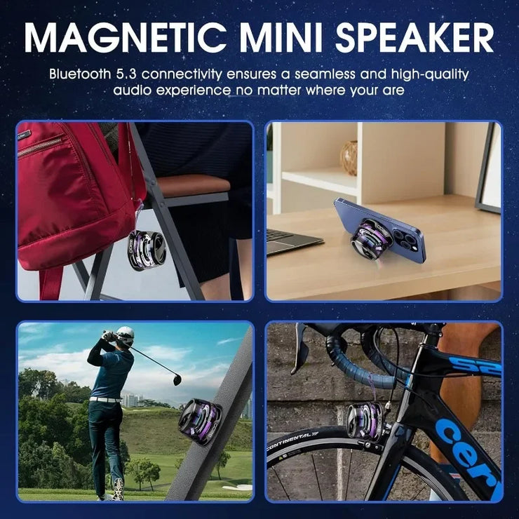Magnetic Bluetooth Speaker Wireless