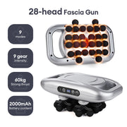 22-Head Fascia. High-Frequency Vibration Body Massage