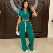Fitness Casual 2 Piece Set Tracksuit For Women