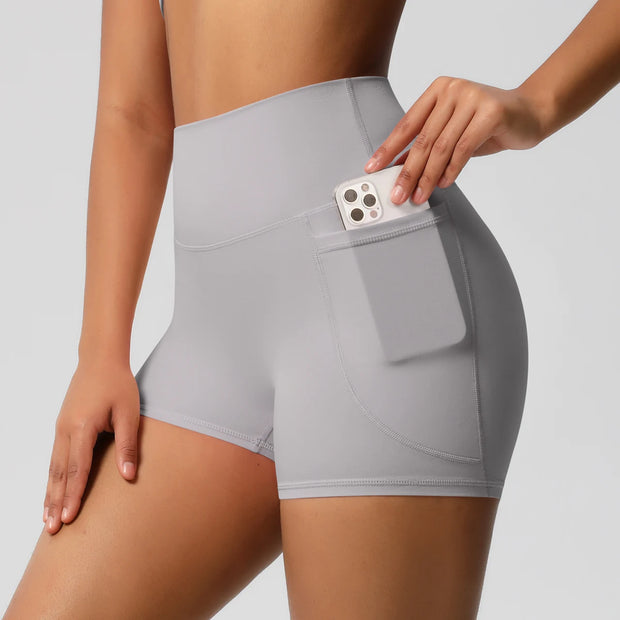 Women’s Sports Shorts With Pocket