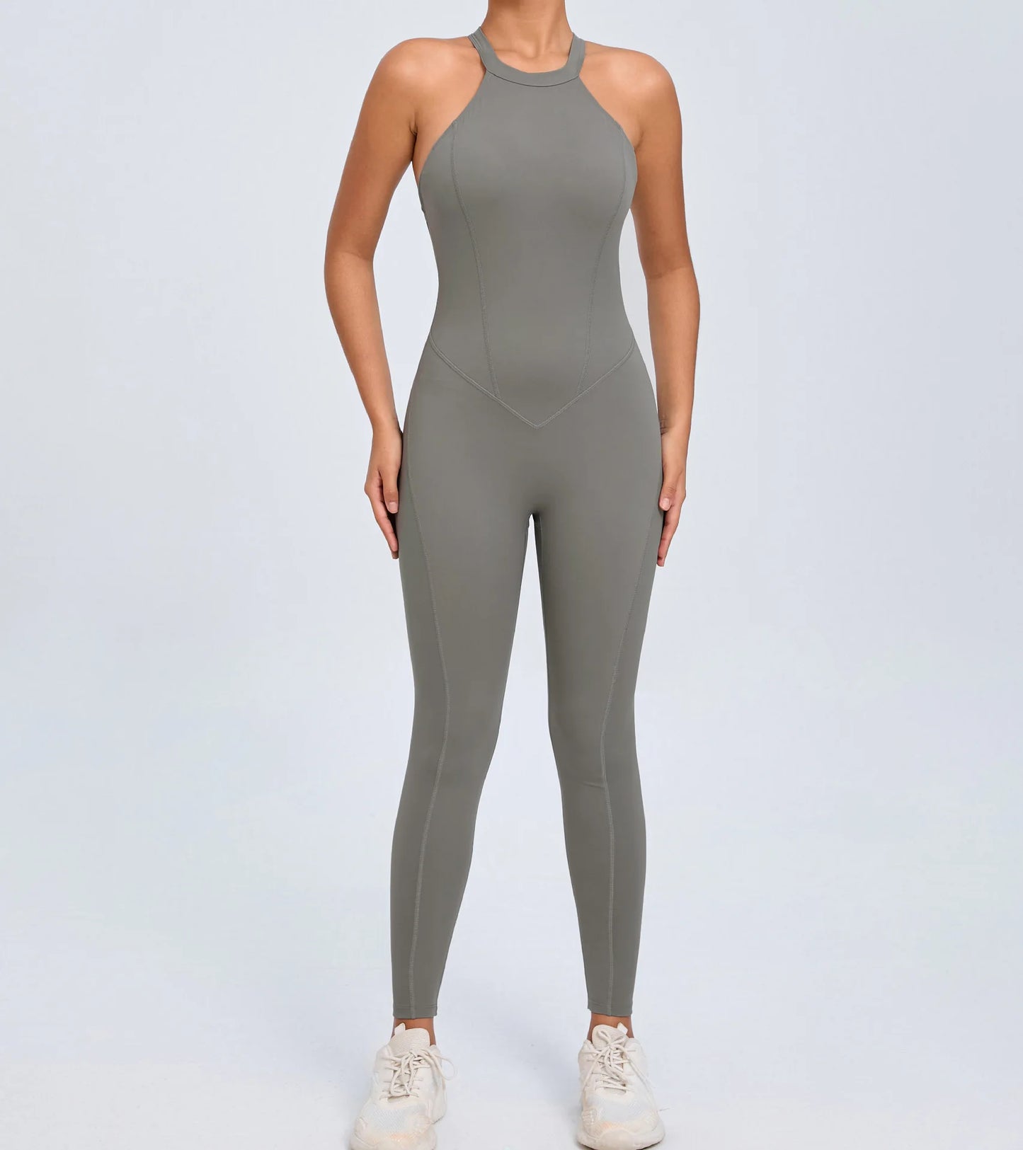 2025 Women's Halter Sports Romper - Just Fit 