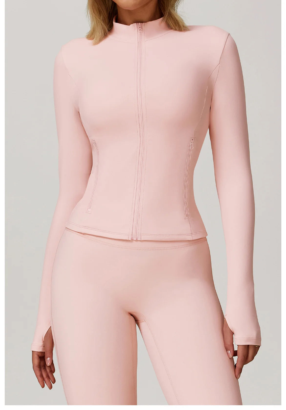 Long Sleeve Women’s Zip Jacket - Just Fit 