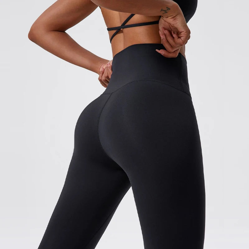 High Waist Butt Lift Leggings - Seamless Yoga Pants for Women - Just Fit 