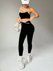 Women's Cross Back Top & Leggings