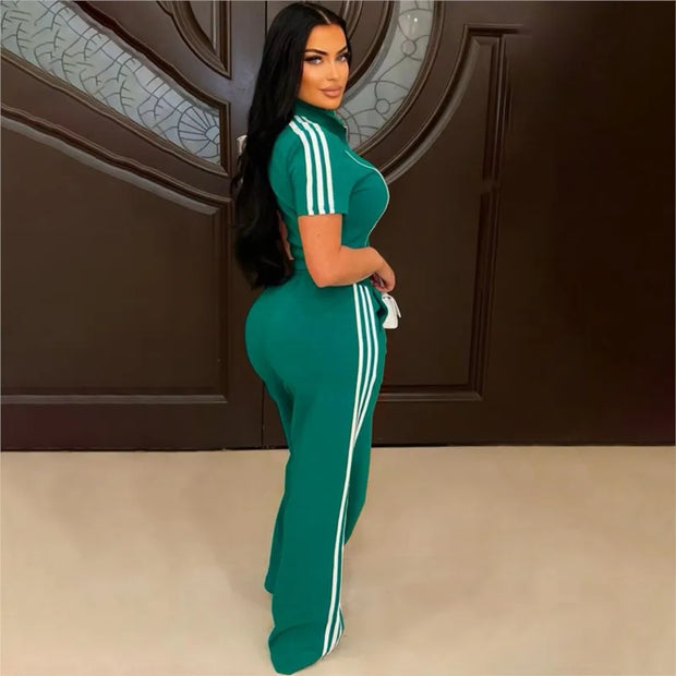Fitness Casual 2 Piece Set Tracksuit For Women