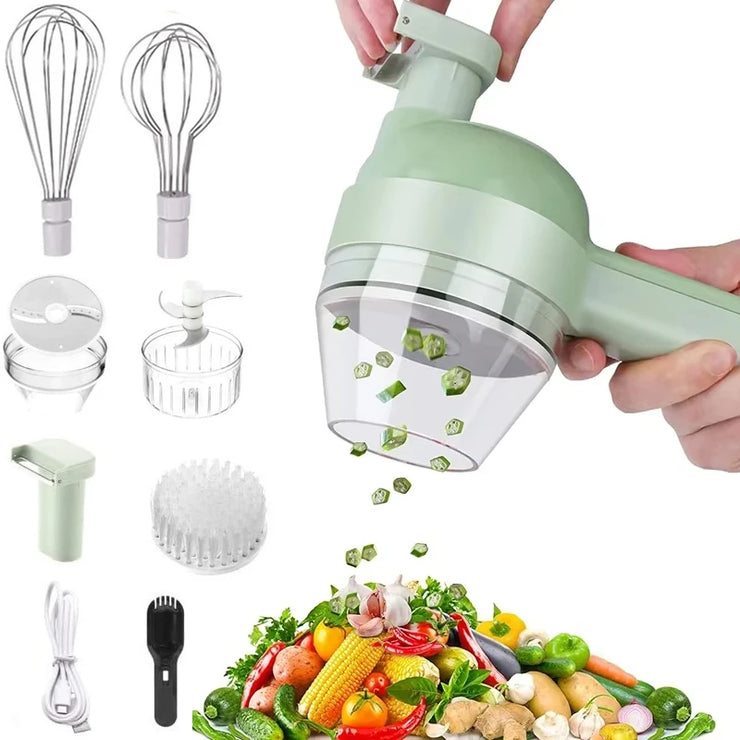 Portable Electric Vegetable Chopper Rechargeable