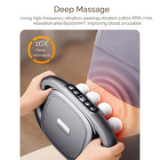 High-Power 16 Head Percussion Massager - 48kg Deep Tissue Relief
