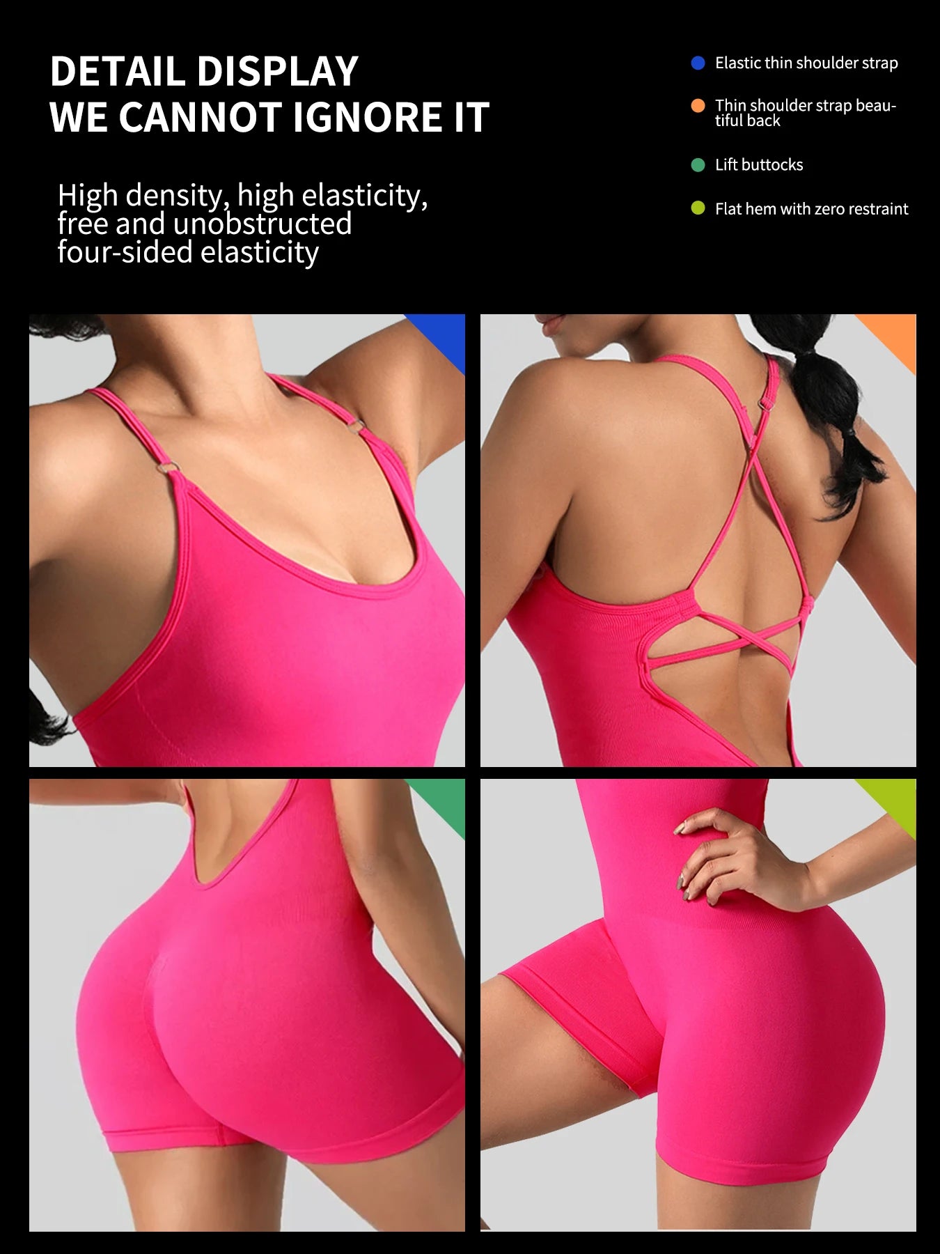 Women's One-Piece Yoga Jumpsuit - Just Fit 