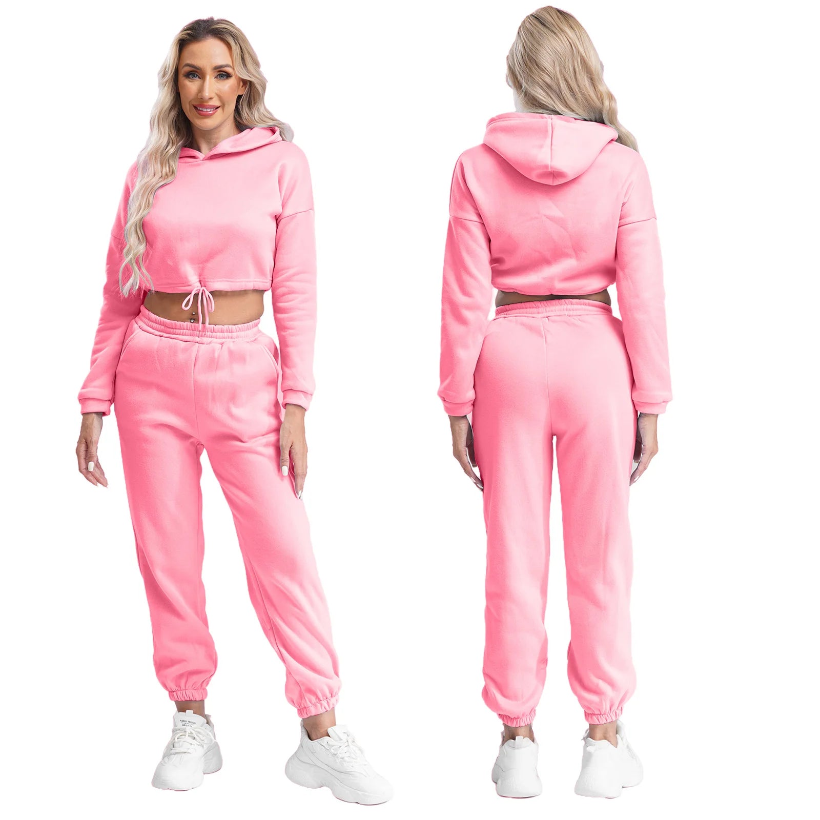Womens Fleece-Lined Tracksuit - Just Fit 