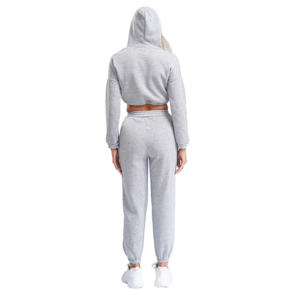 Womens Fleece-Lined Tracksuit - Just Fit 