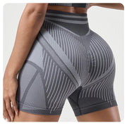 Women's Striped Sports Yoga Suit