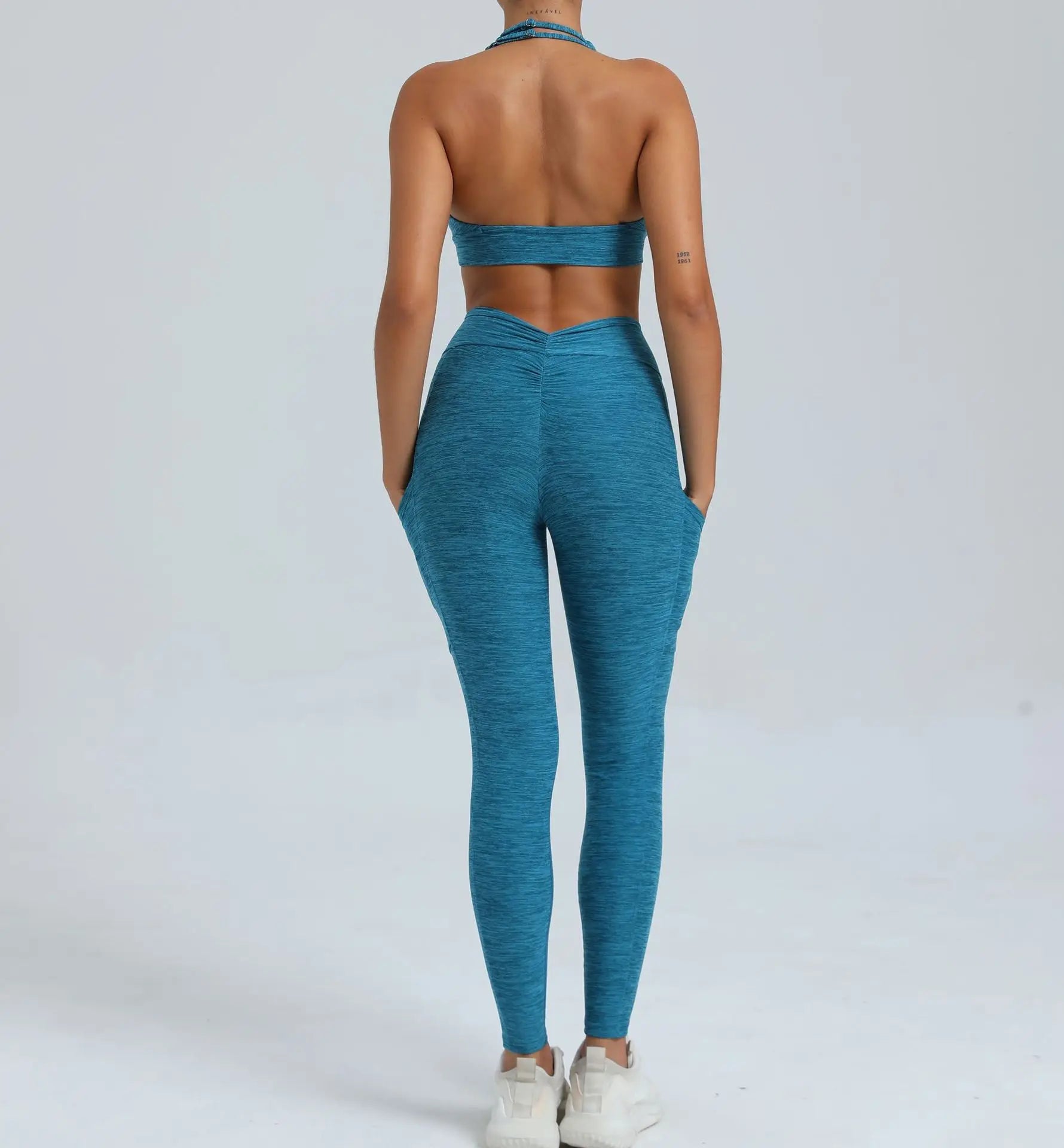 Women's Fitness Bra+High Waist Leggings Set - Just Fit 