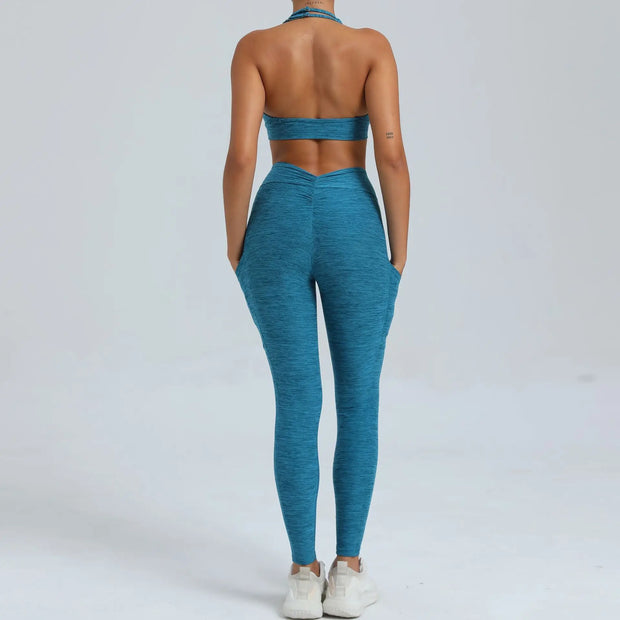 Women's Tracksuit Fitness Bra+High Waist Leggings