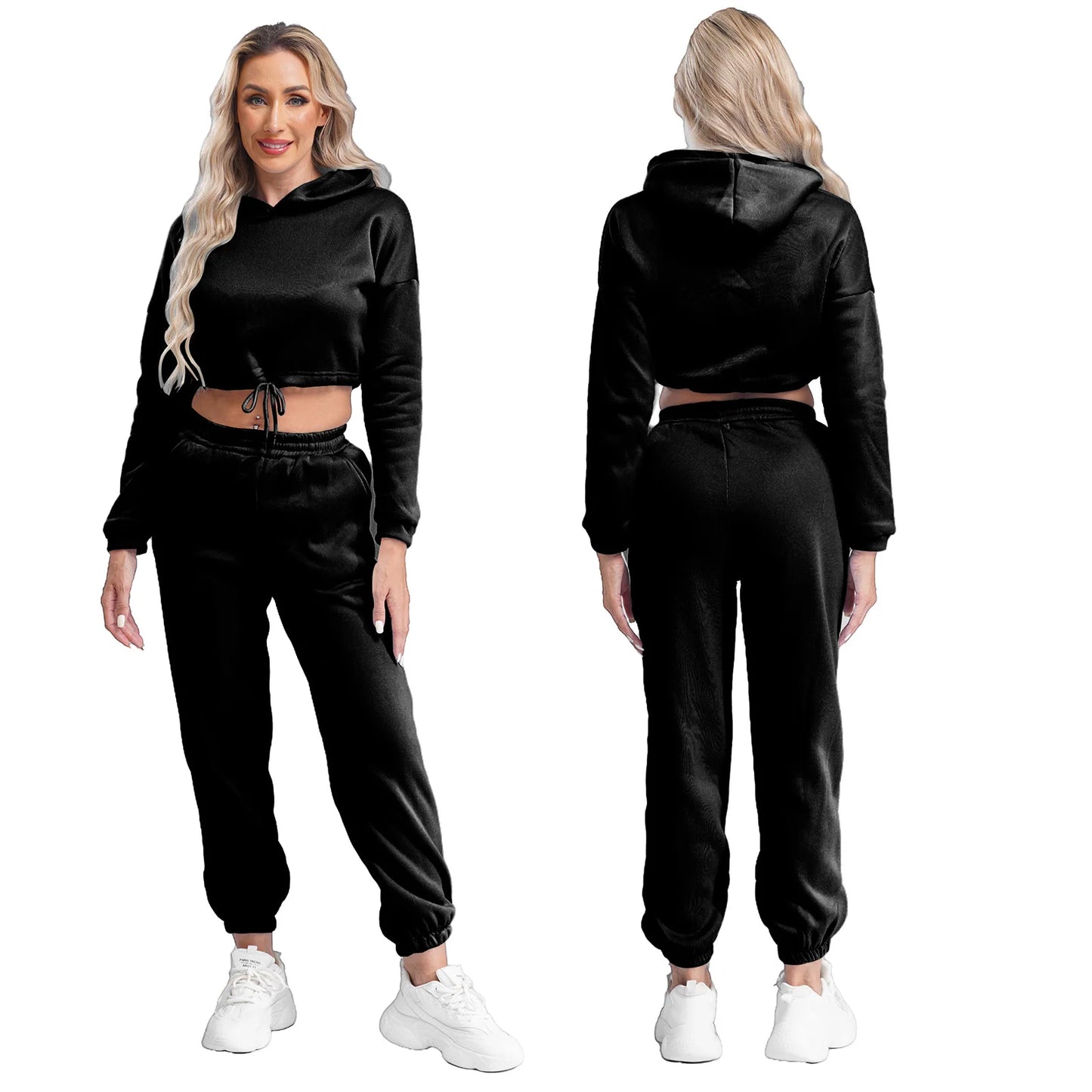 Womens Fleece-Lined Tracksuit - Just Fit 