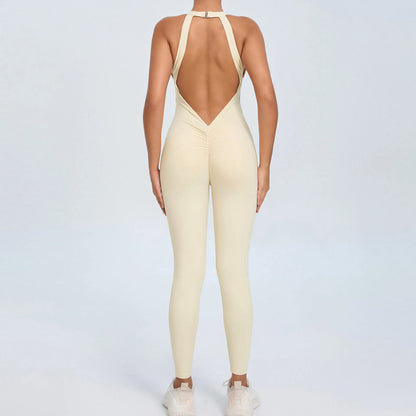 2025 Women's Halter Sports Romper - Just Fit 