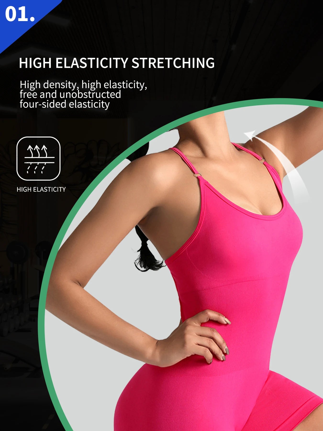 Women's One-Piece Yoga Jumpsuit - Just Fit 