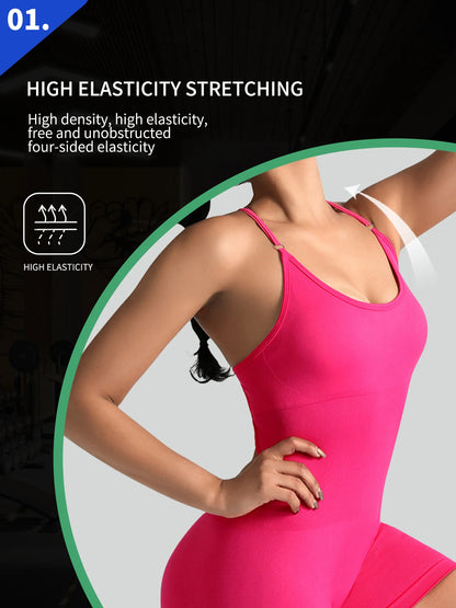 Women's One-Piece Yoga Jumpsuit - Just Fit 