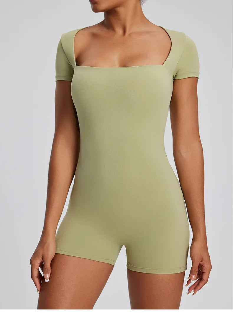 One-Piece Yoga Bodysuit - Just Fit 