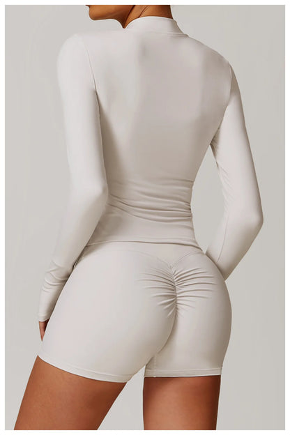 Long Sleeve Women’s Zip Jacket - Just Fit 