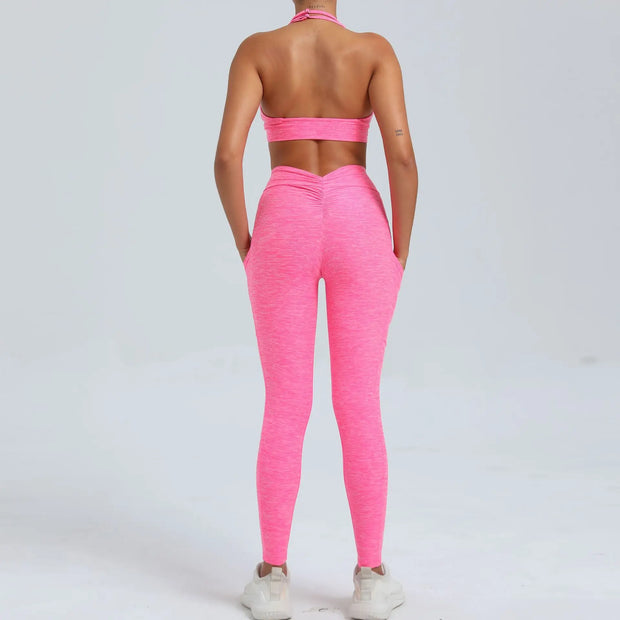 Women's Tracksuit Fitness Bra+High Waist Leggings
