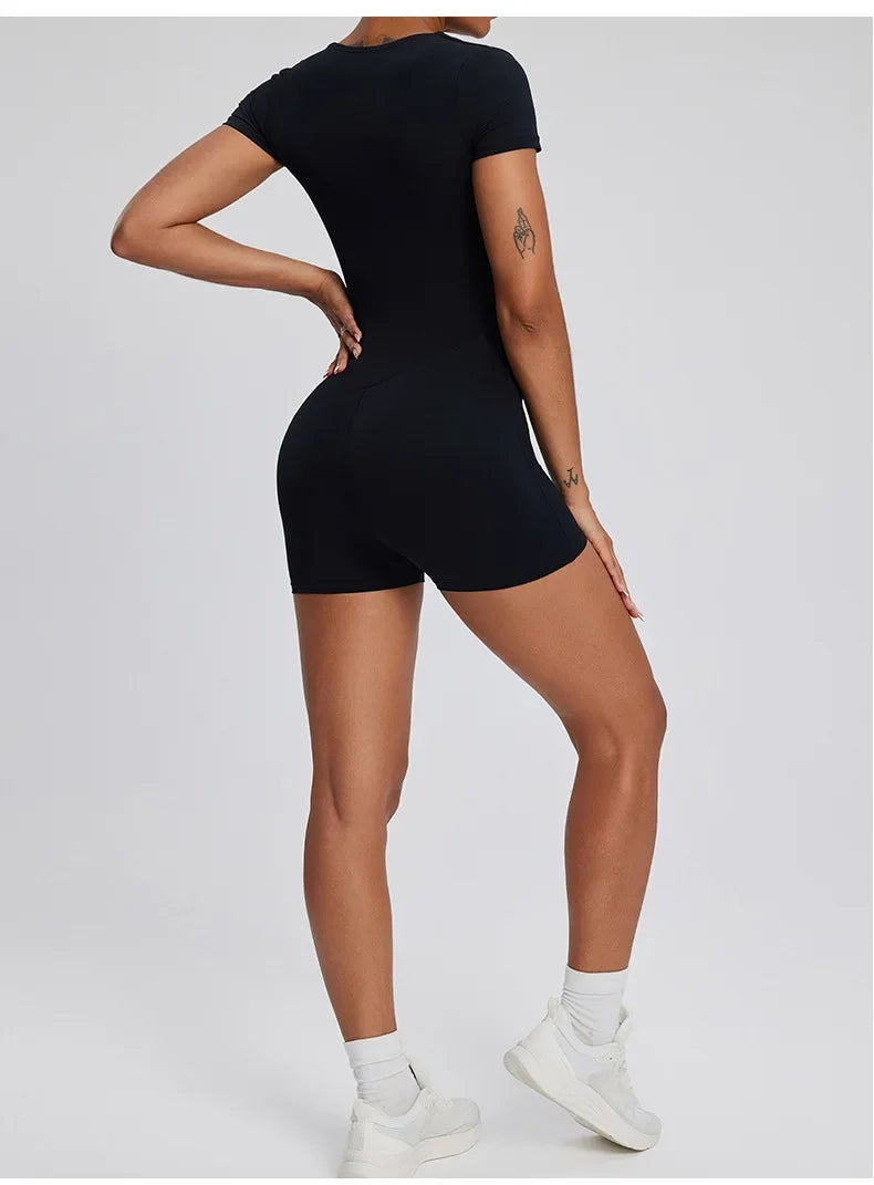One-Piece Yoga Bodysuit - Just Fit 