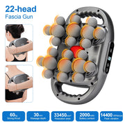 22-Head Fascia. High-Frequency Vibration Body Massage