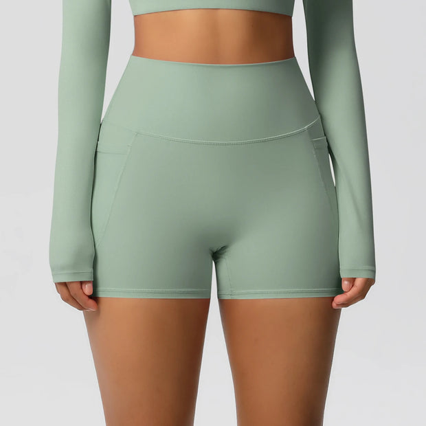 Women’s Sports Shorts With Pocket