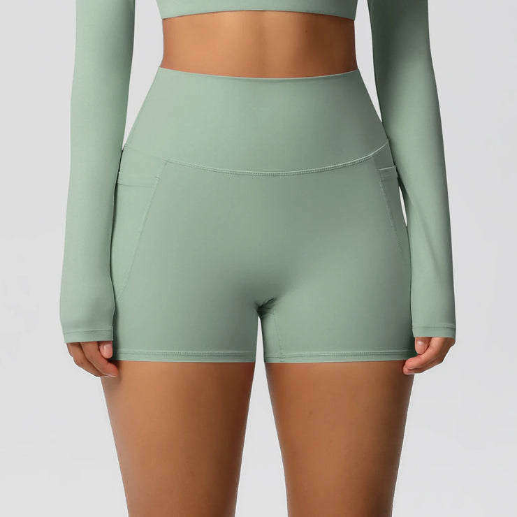 Women’s Sports Shorts With Pocket
