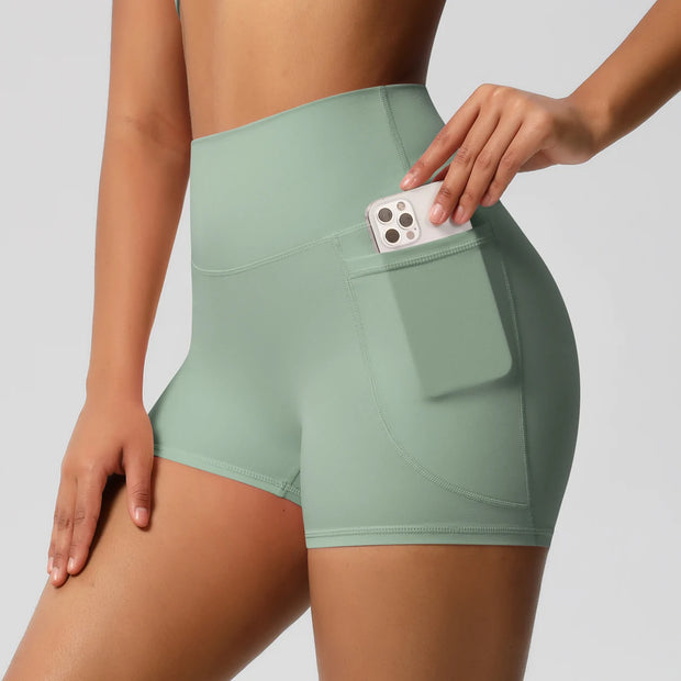 Women’s Sports Shorts With Pocket