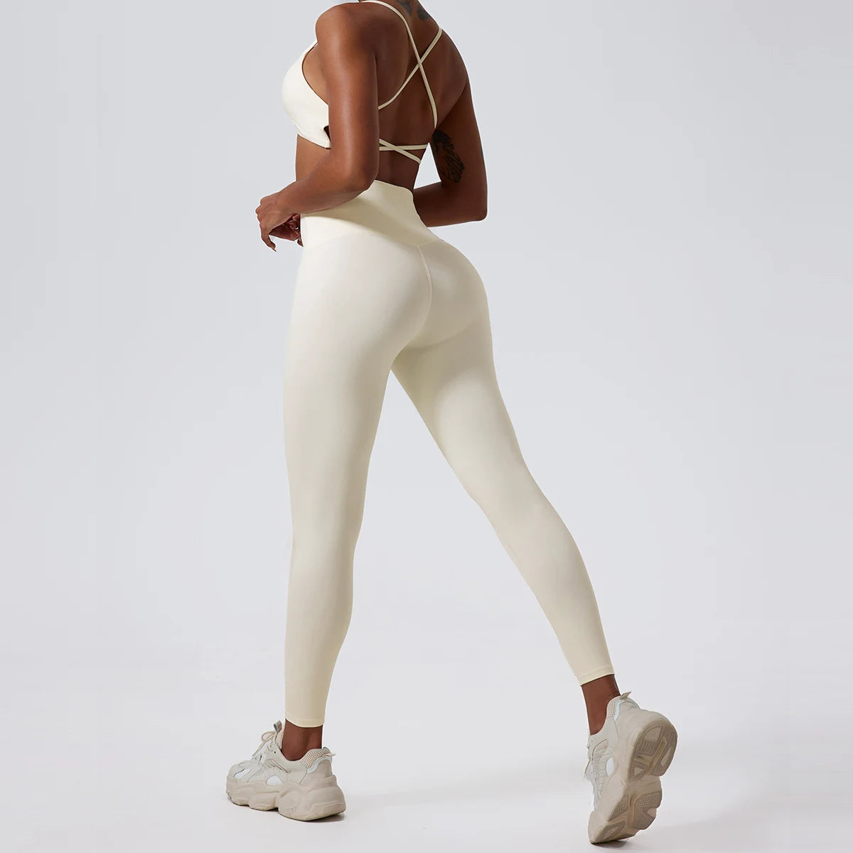 High Waist Butt Lift Leggings - Seamless Yoga Pants for Women - Just Fit 