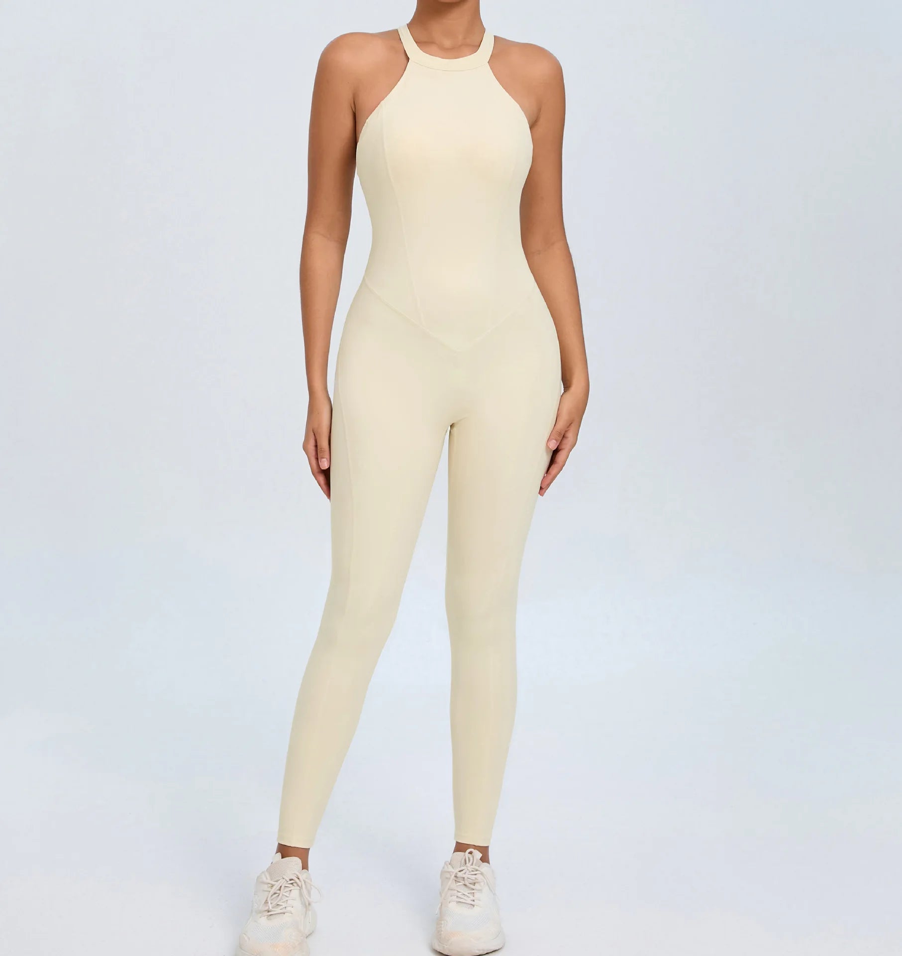 2025 Women's Halter Sports Romper - Just Fit 