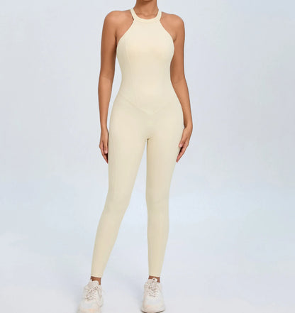 2025 Women's Halter Sports Romper - Just Fit 