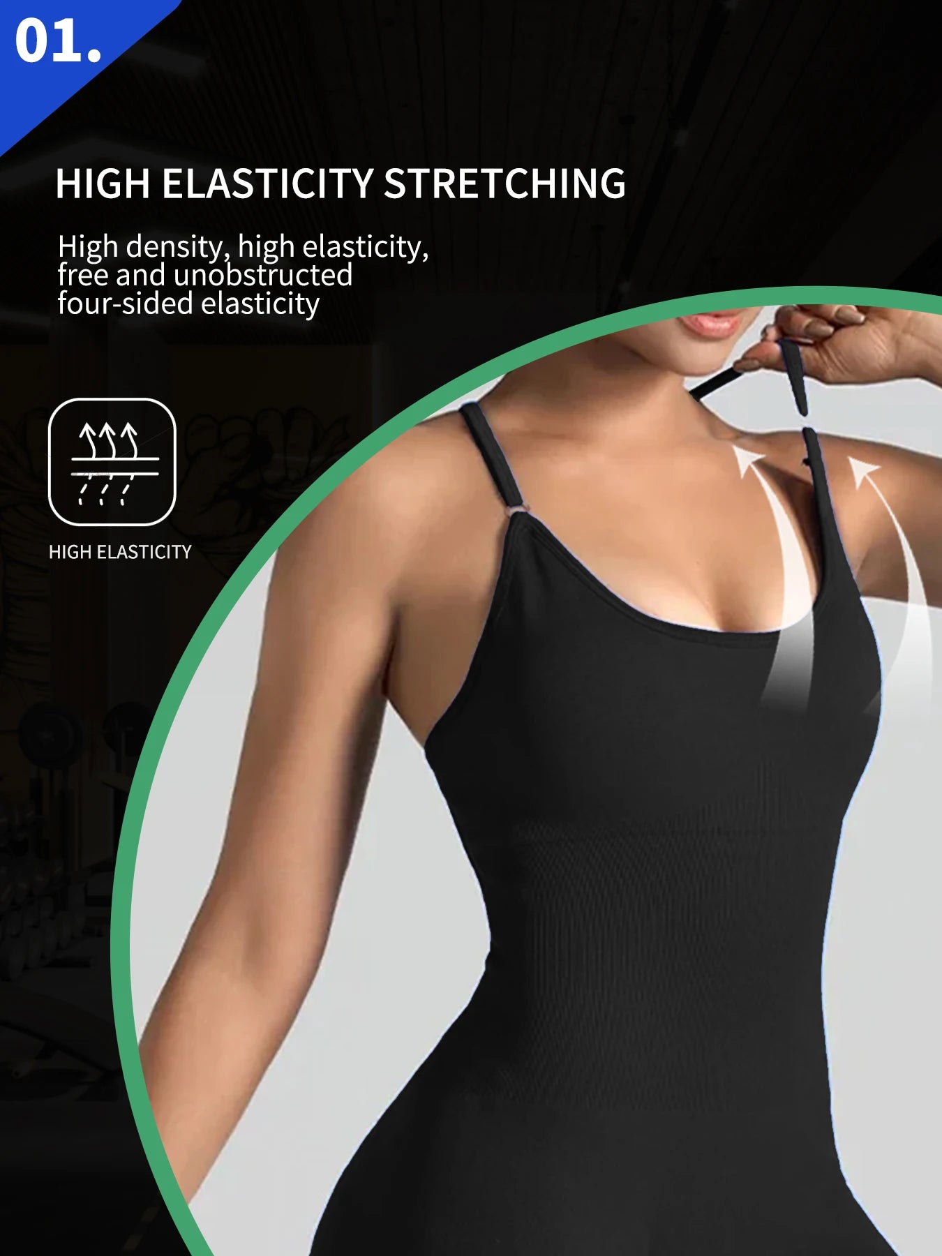 Women's One-Piece Yoga Jumpsuit - Just Fit 