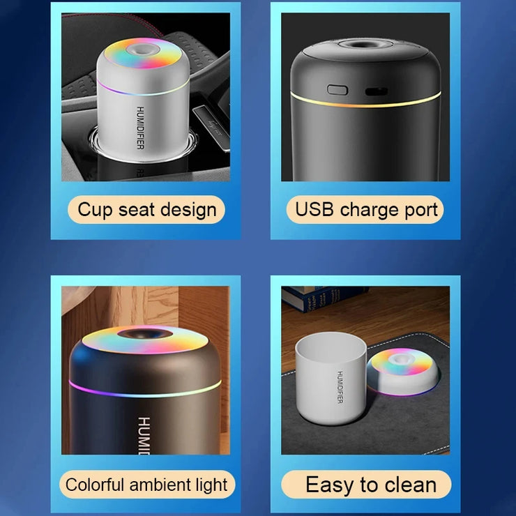 Mini Air Humidifier Usb Essential Oil Purifier