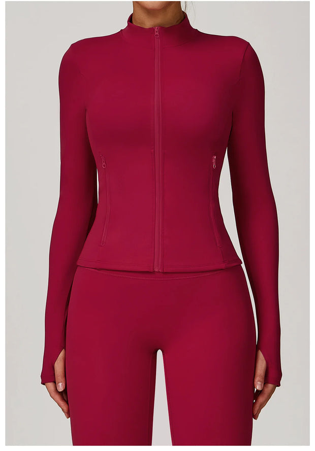 Long Sleeve Women’s Zip Jacket