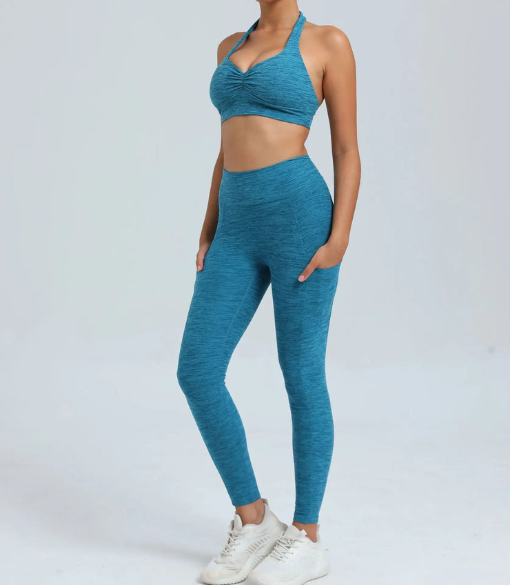 Women's Tracksuit Fitness Bra+High Waist Leggings
