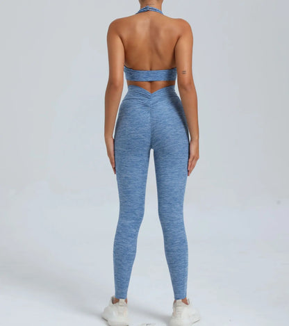 Women's Fitness Bra+High Waist Leggings Set - Just Fit 