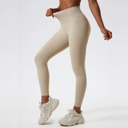 High Waist Butt Lift Leggings - Seamless Yoga Pants for Women - Just Fit 