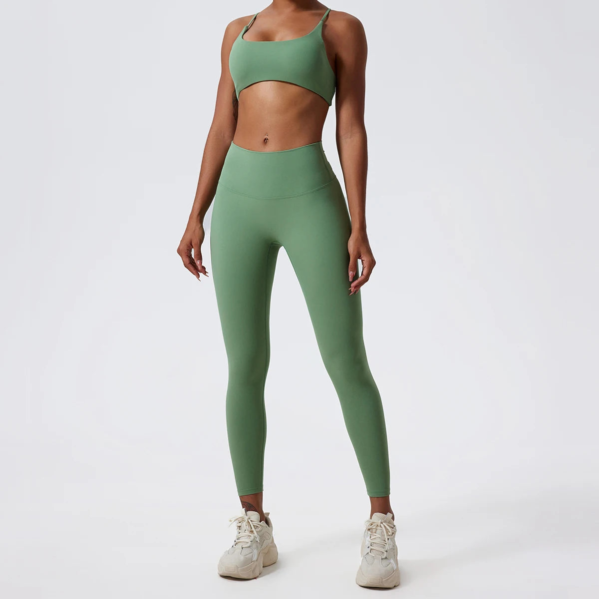 High Waist Butt Lift Leggings - Seamless Yoga Pants for Women - Just Fit 