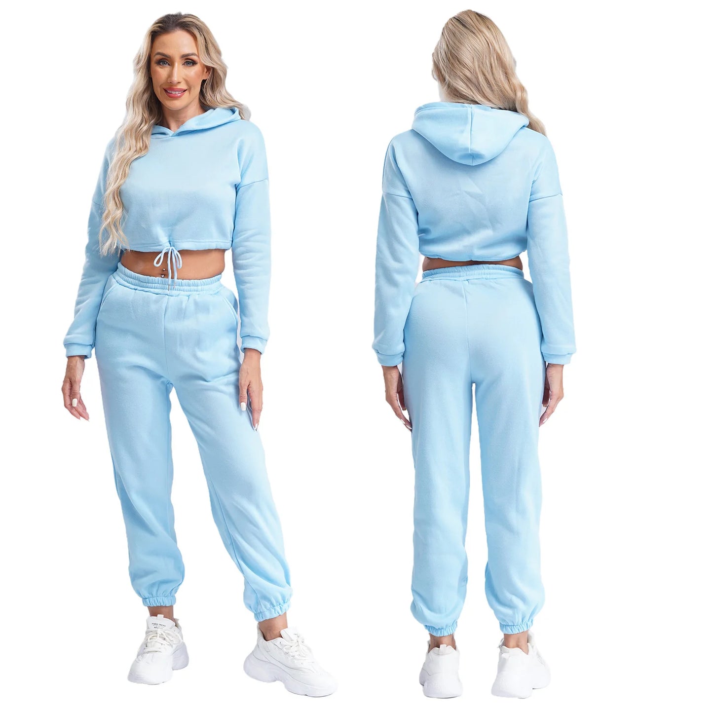 Womens Fleece-Lined Tracksuit - Just Fit 
