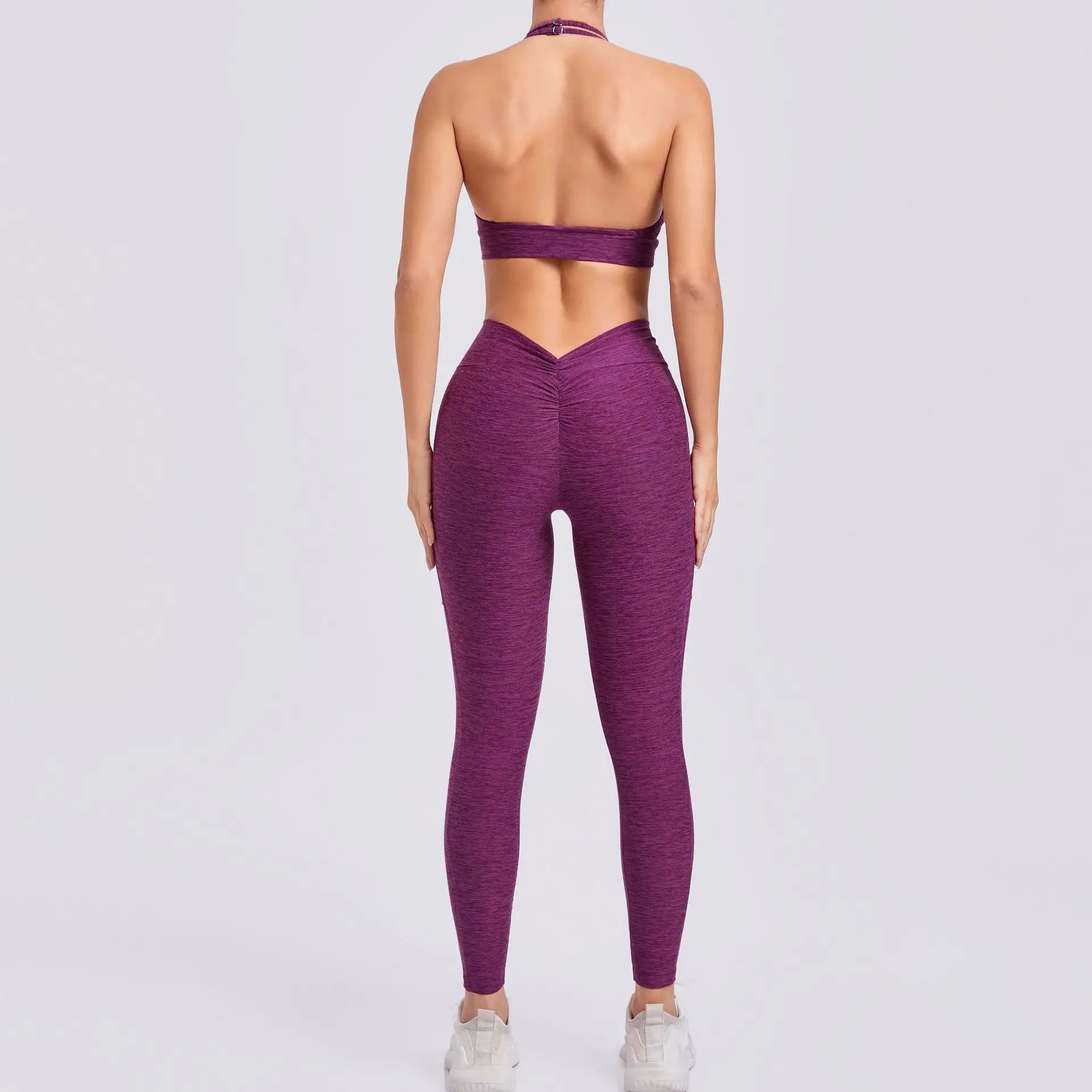 Women's Fitness Bra+High Waist Leggings Set - Just Fit 