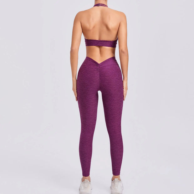 Women's Tracksuit Fitness Bra+High Waist Leggings