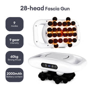 22-Head Fascia. High-Frequency Vibration Body Massage