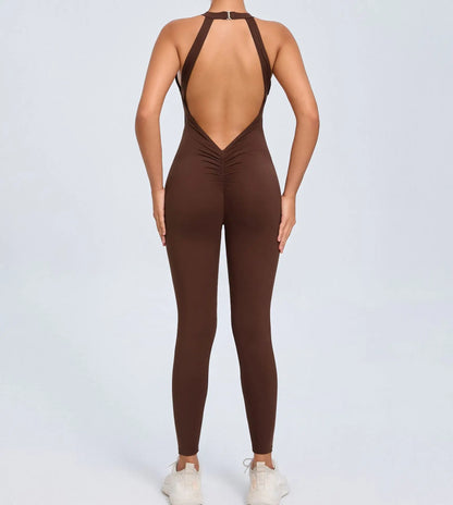 2025 Women's Halter Sports Romper - Just Fit 