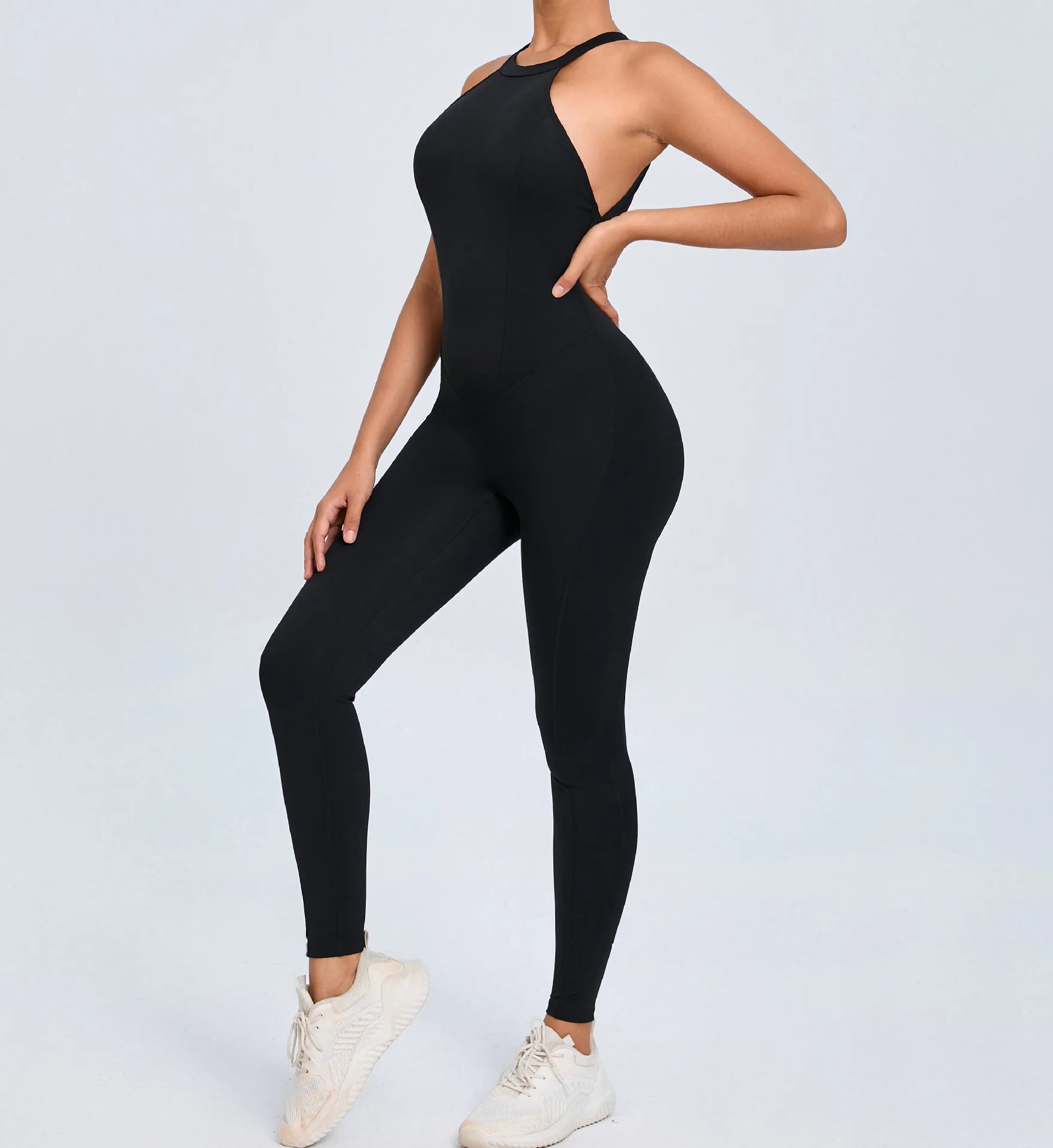 2025 Women's Halter Sports Romper - Just Fit 